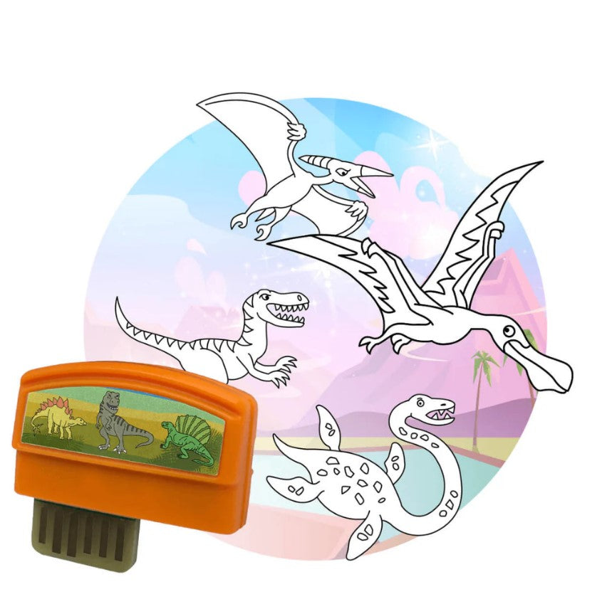 כרטיס דינוזאורים smART Sketcher® 2.0 מבט קדמי
