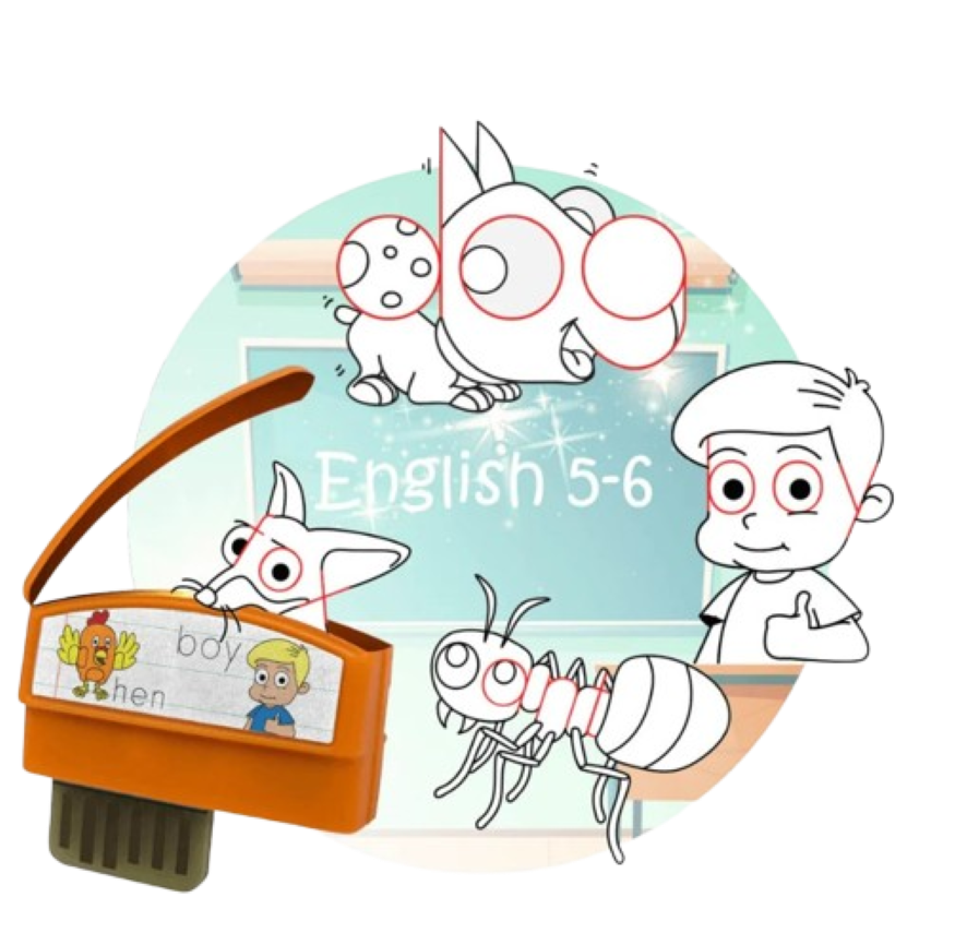 כרטיס אנגלית smART Sketcher® 2.0 מבט קדמי